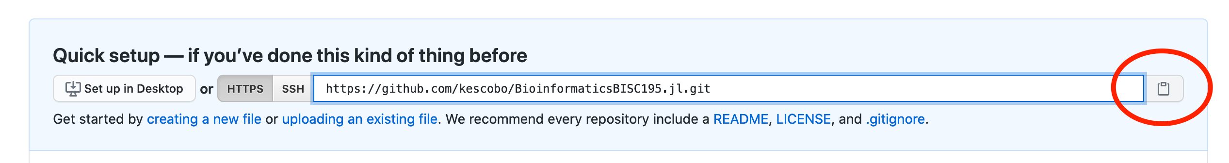 Create repo